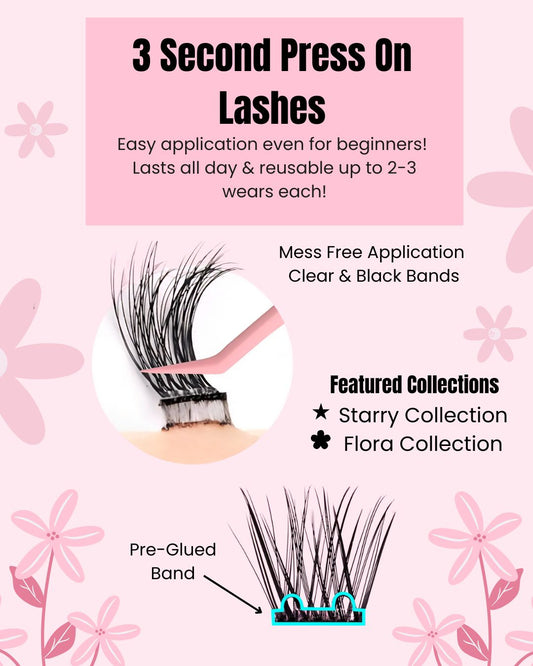 How to Apply Pre-Glued Press-On Lashes (Step-by-Step Guide)