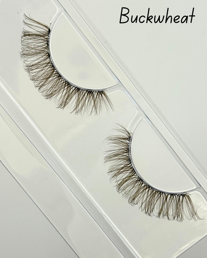 Buckwheat - Single Lash Strip (Brown)